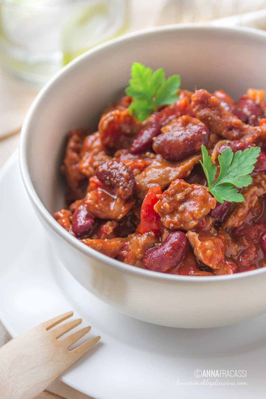 Fagioli alla messicana con carne di maiale