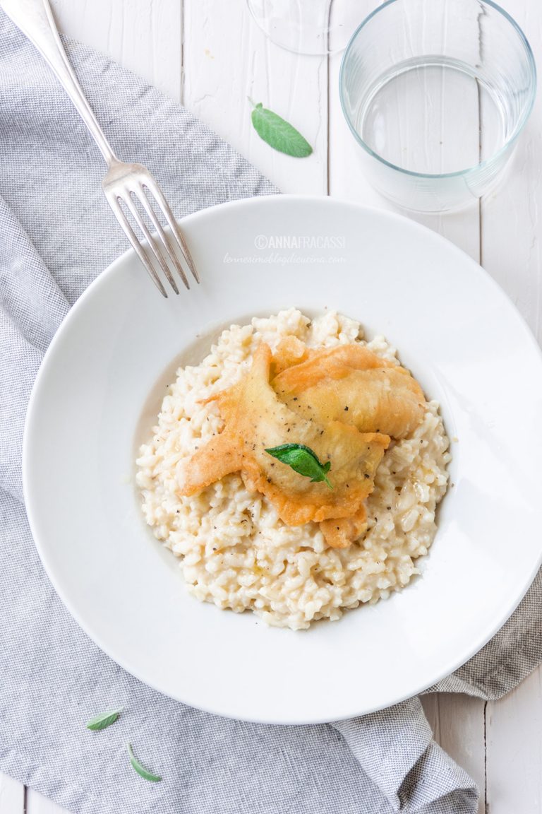 Risotto con il pesce persico