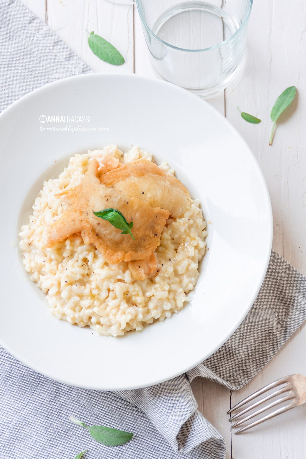 Risotto con il pesce persico