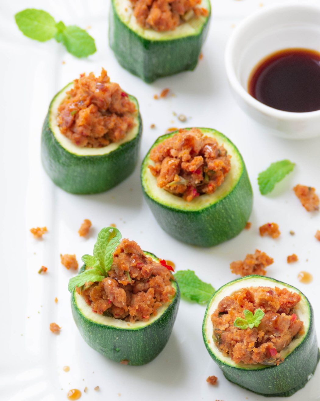 Finger food di zucchine ripiene