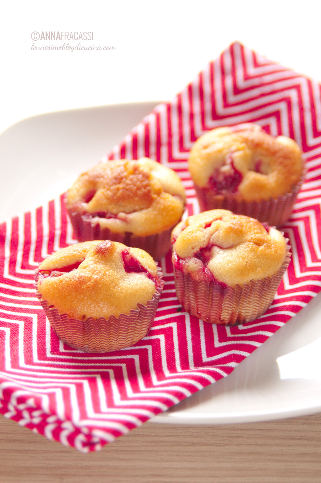 Mini muffin alle fragole