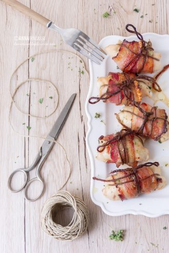 Involtini di pollo, in padella o al forno
