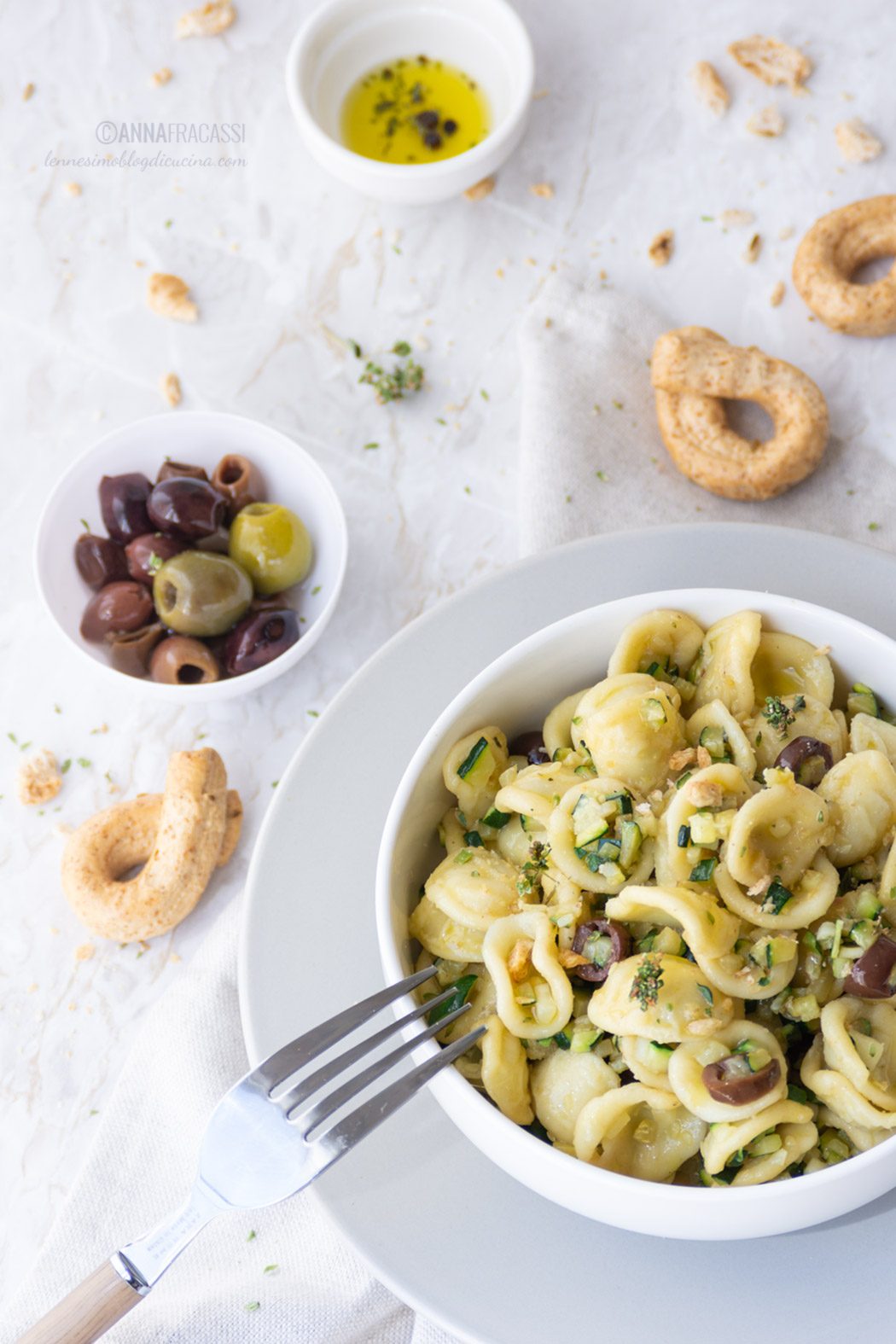 Orecchiette con ragù bianco di zucchine