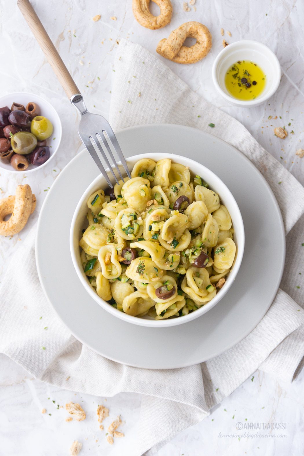 Orecchiette con ragù bianco di zucchine