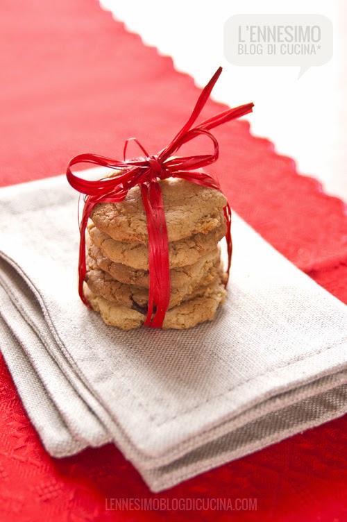 Auguri e biscotti di farina di castagne