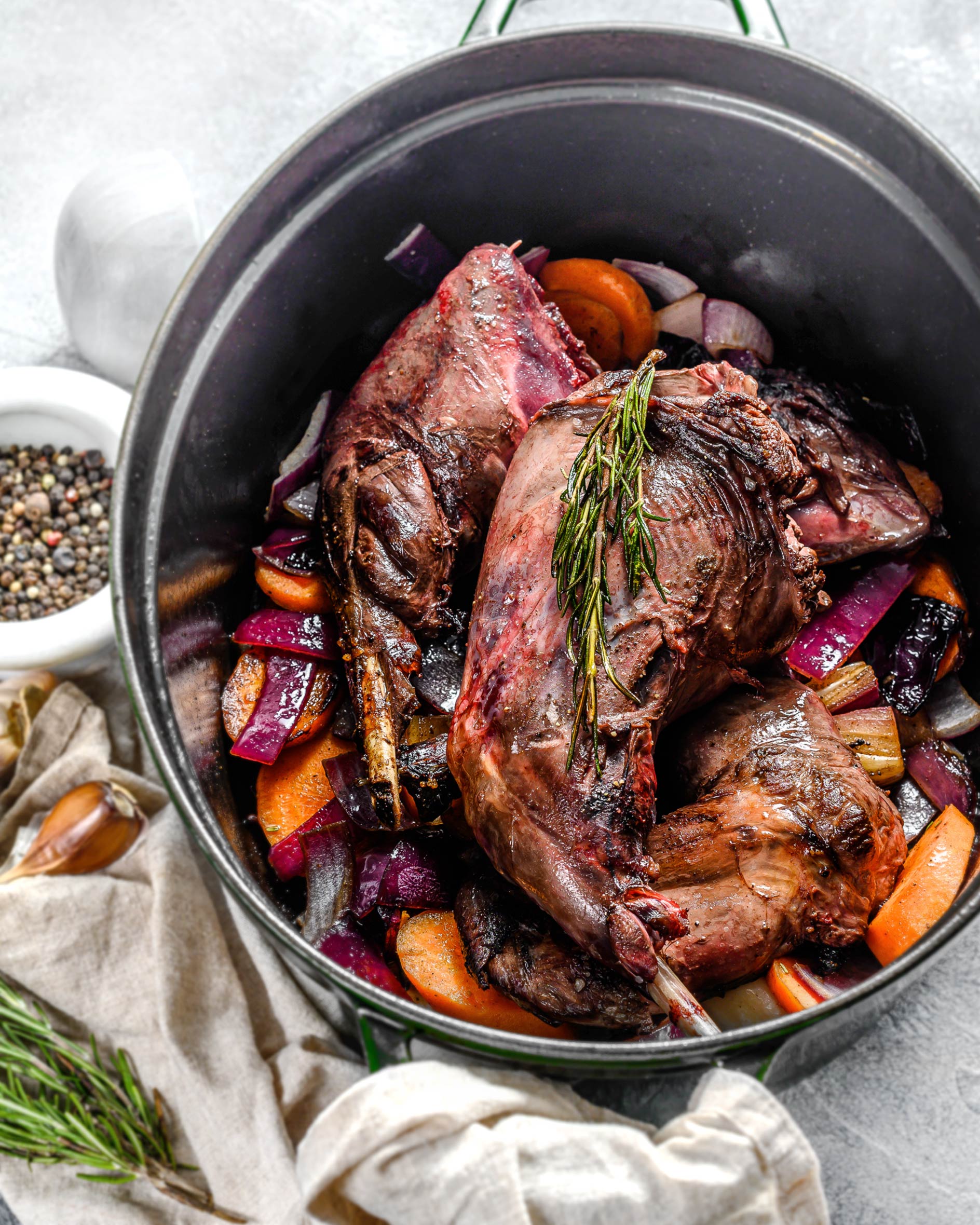 Coniglio in Civet, ricetta tradizionale piemontese