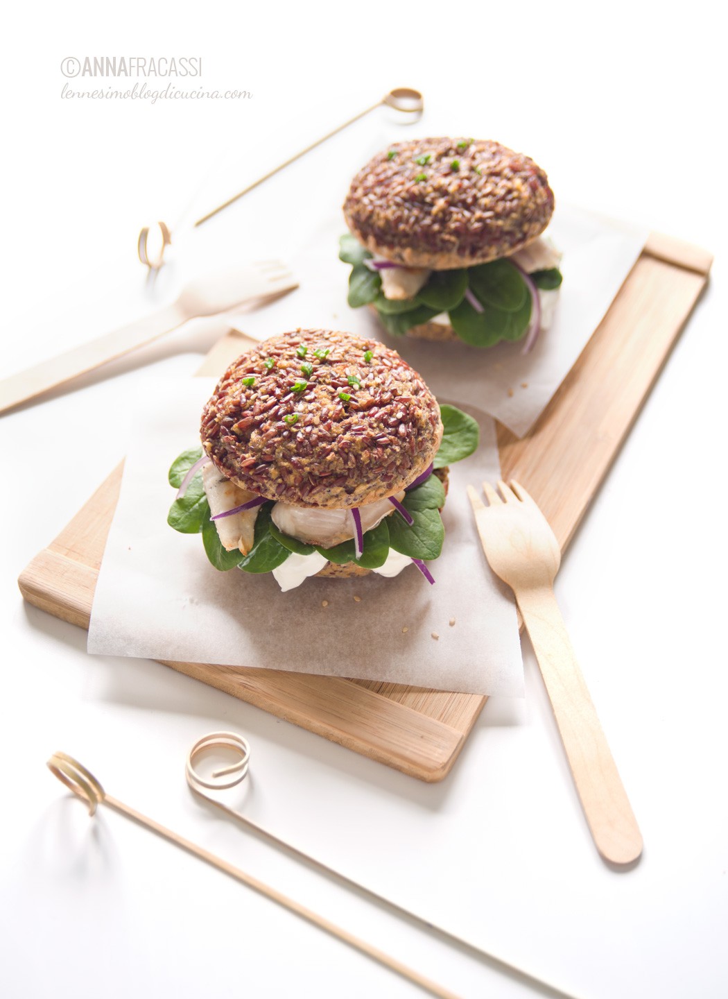 Rice burger con filetto di gallinella