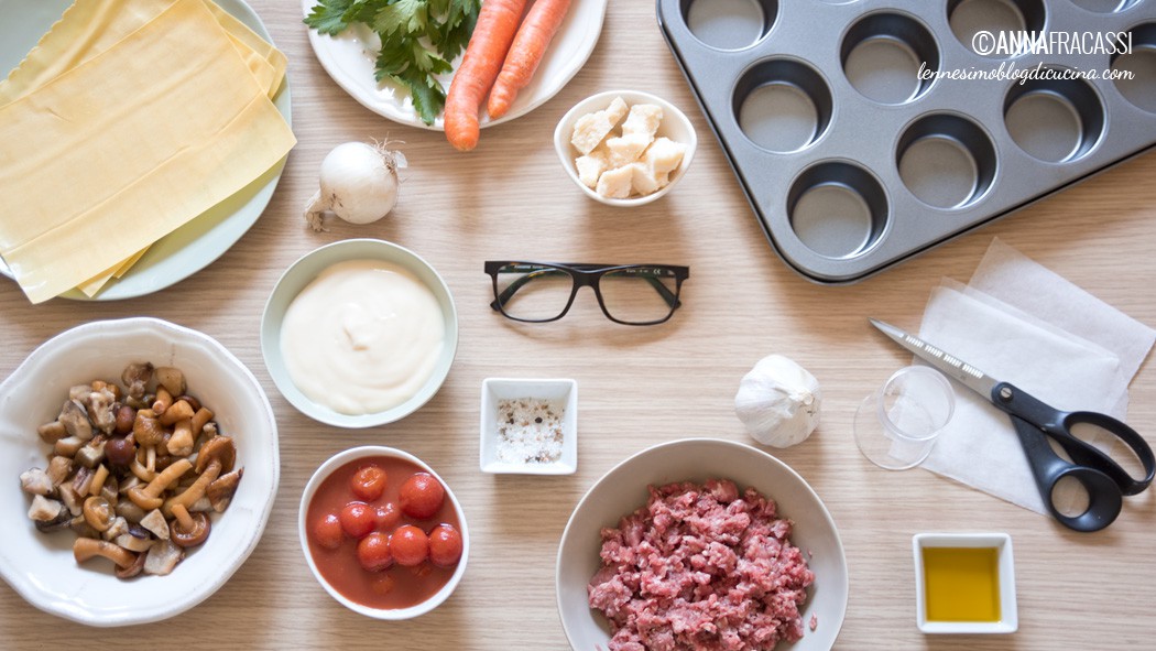 Lasagnette d'autunno - gli ingredienti