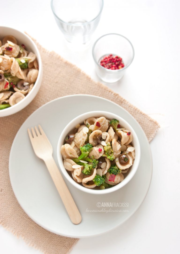 Le orecchiette con i broccoli, acciughe e olive di Manuela