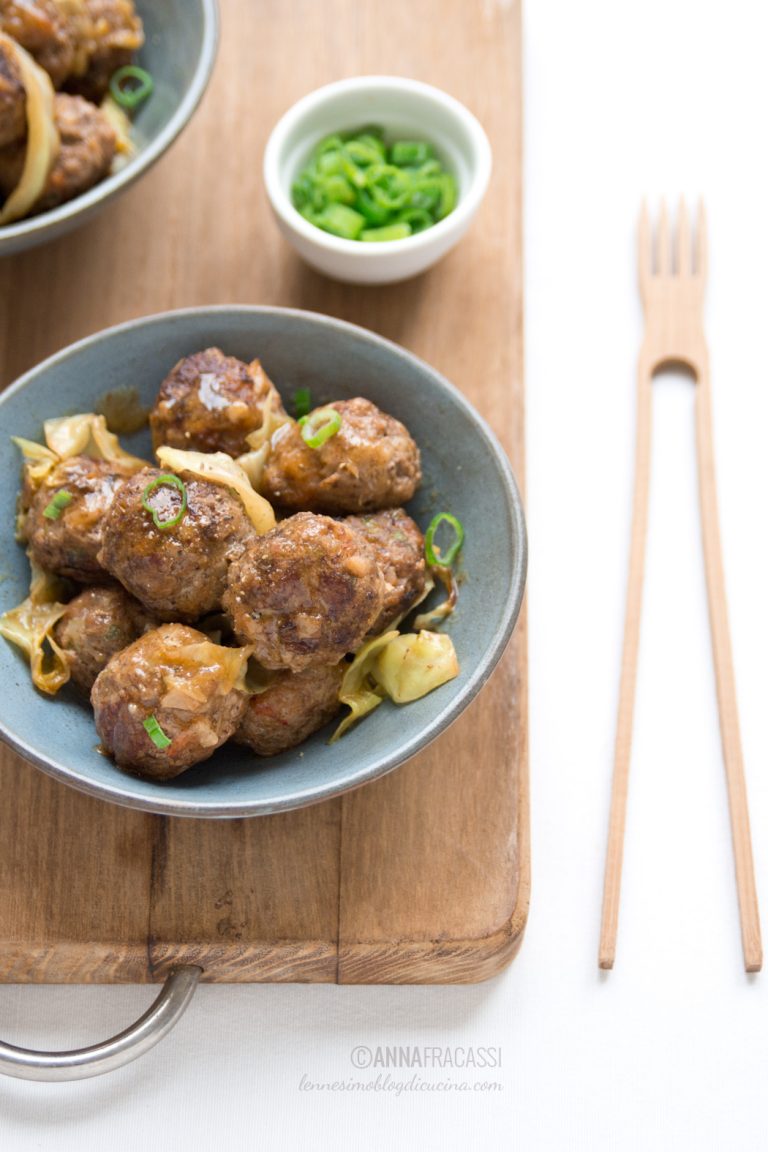 Polpette cinesi "testa di leone"