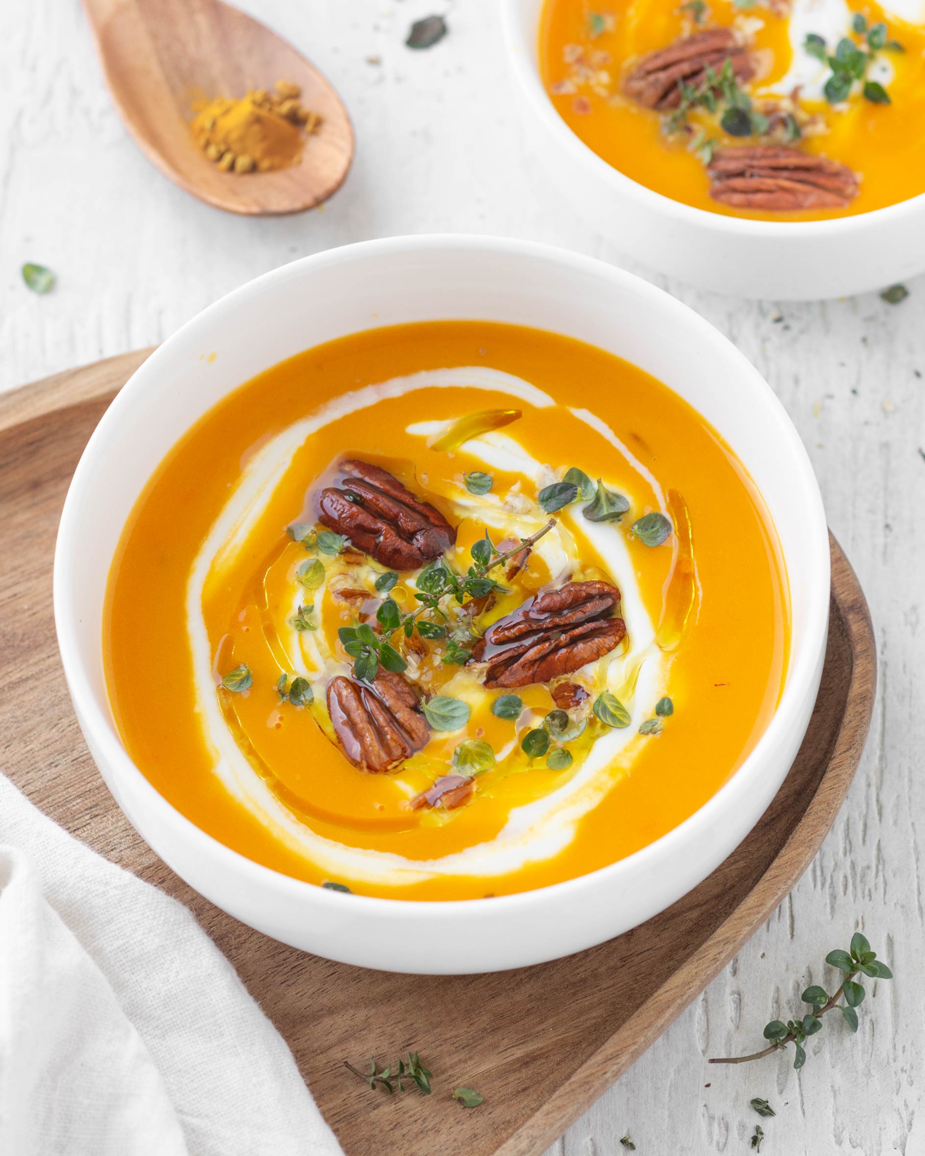 Vellutata di zucca alla curcuma