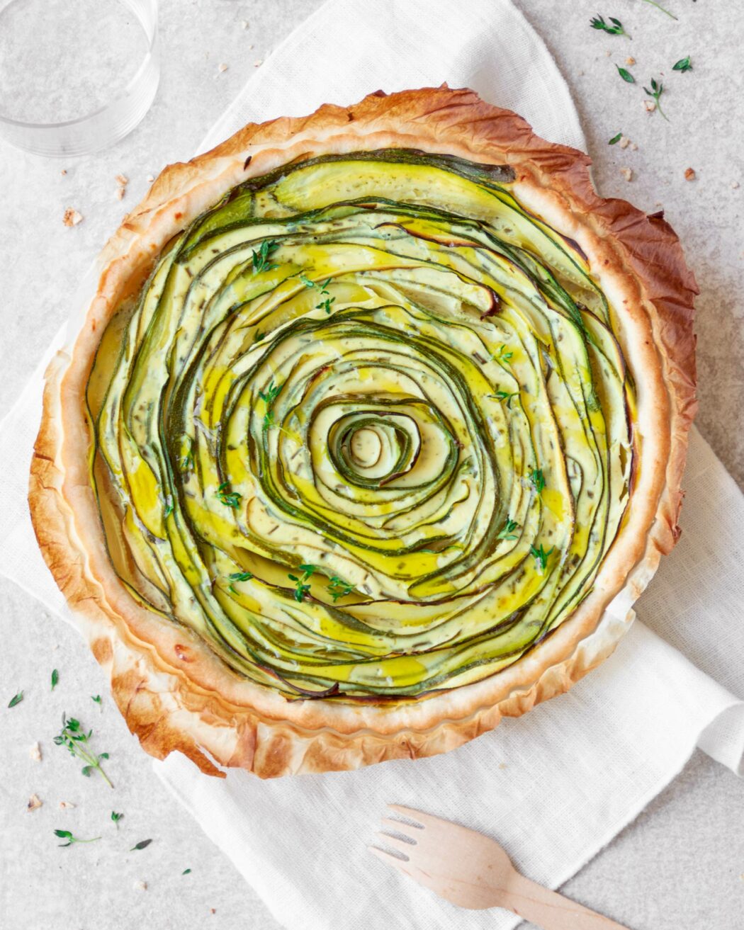 Torta di zucchine e yogurt greco