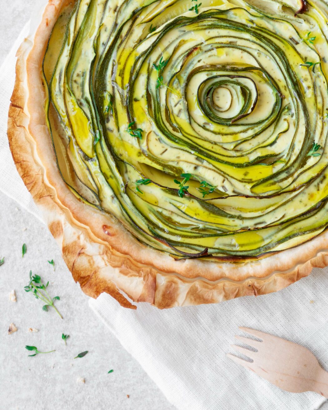 Torta di zucchine e yogurt greco