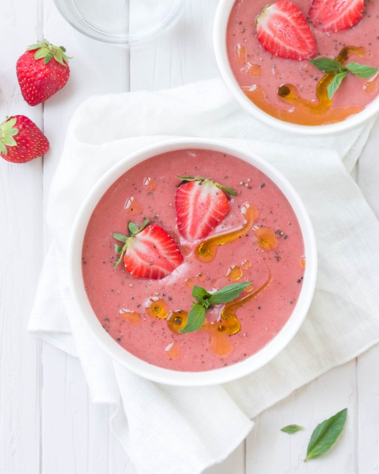 Gazpacho di fragole, una variante della ricetta andalusa