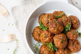 Polpette di zucca e macinato di carne