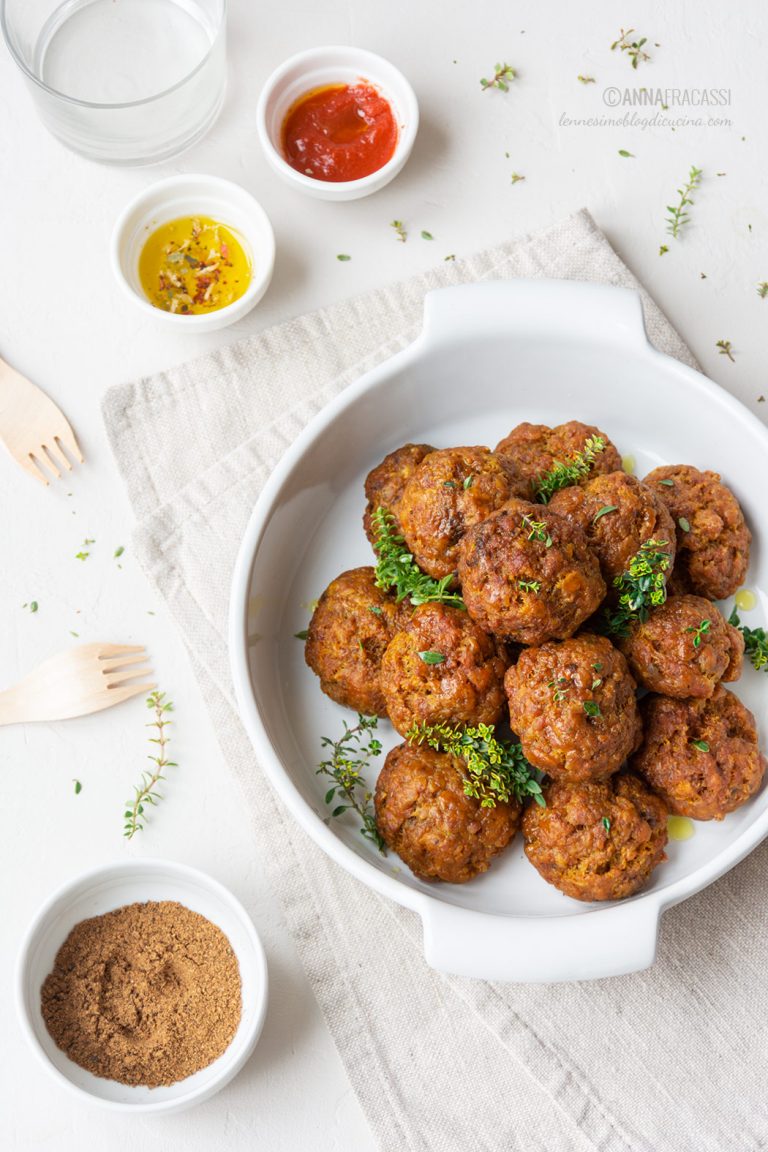 Polpette di zucca e macinato di carne