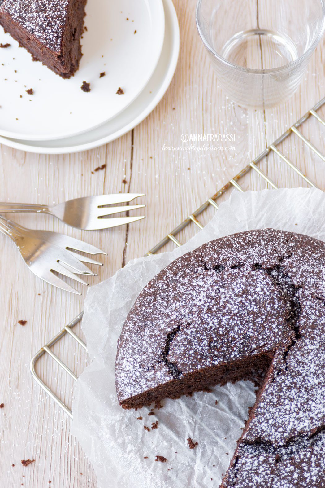 Torta al cioccolato fondente