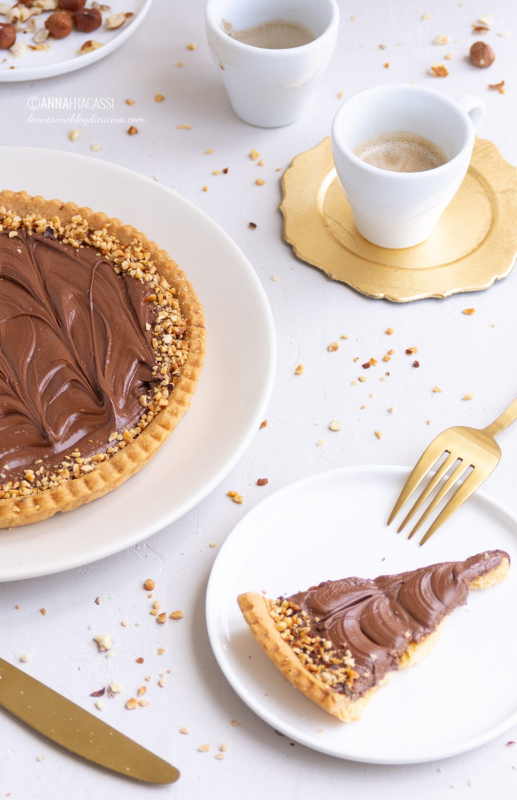 Crostata alla crema di nocciole