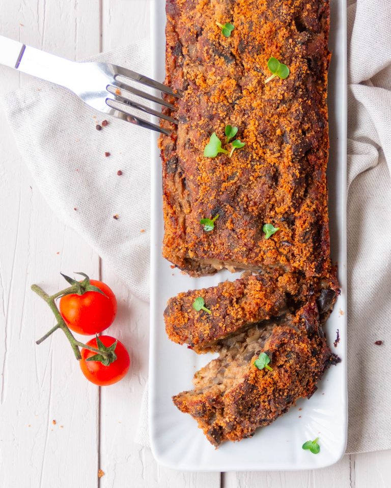 Polpettone di melanzane vegetariano al forno