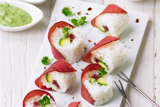 Sushi di bresaola: il mio sushi italiano