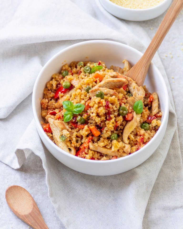 cous cous di pollo e verdure