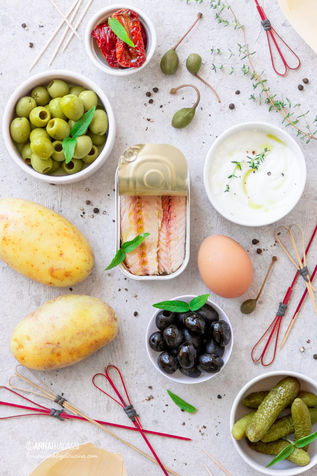 Polpette di sgombro alla mediterranea