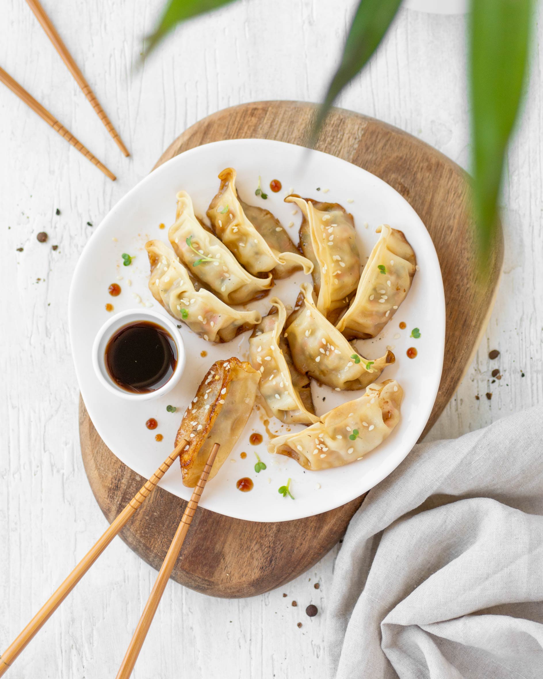 Gyoza: ravioli giapponesi alla piastra