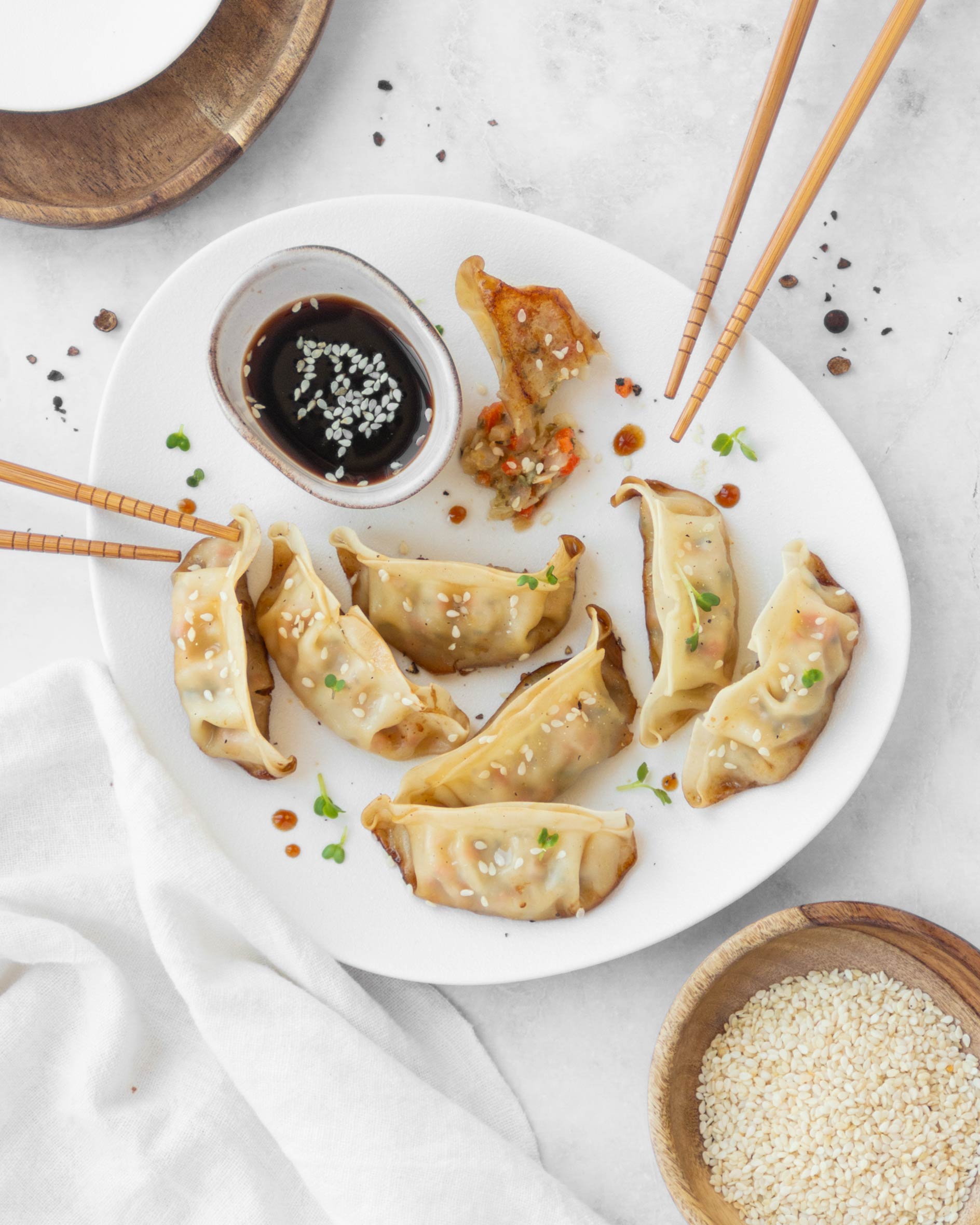 Ravioli giapponesi vegetariani: la ricetta dei gyoza