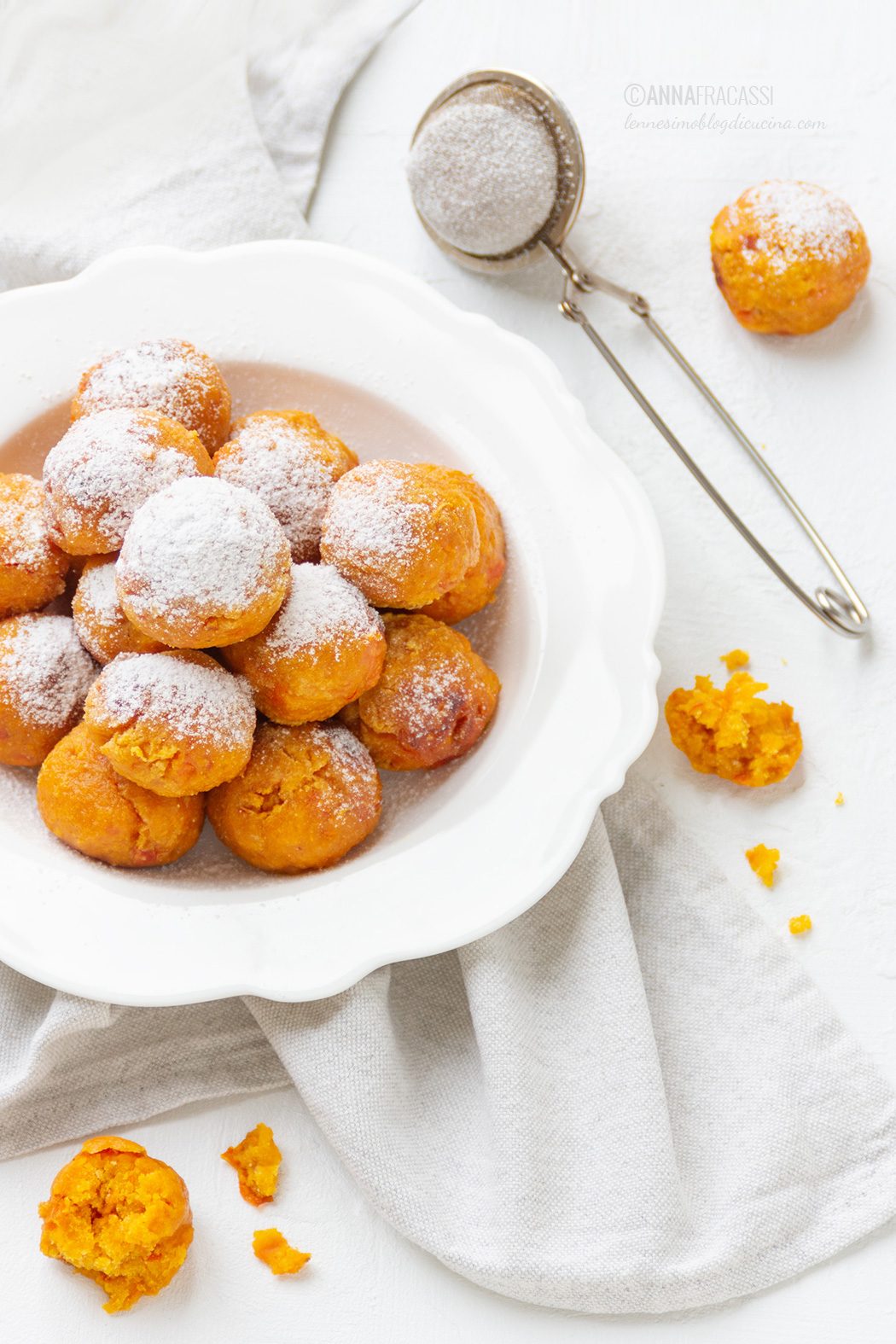 Dolci frittelle di zucca al forno