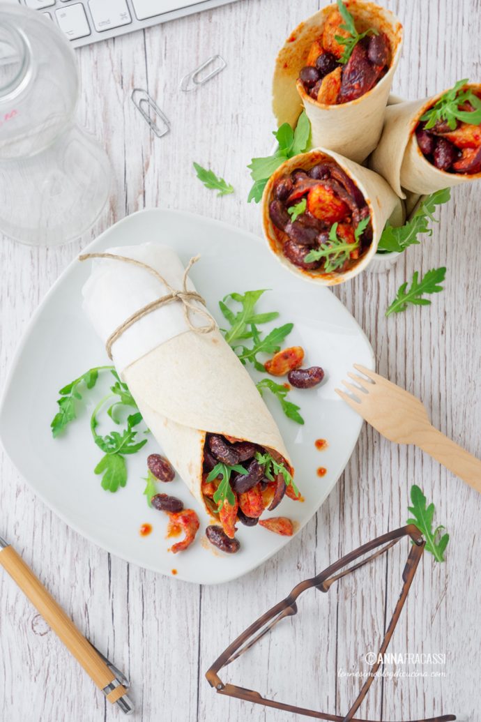 Mini burrito di pollo e fagioli L'ennesimo blog di cucina