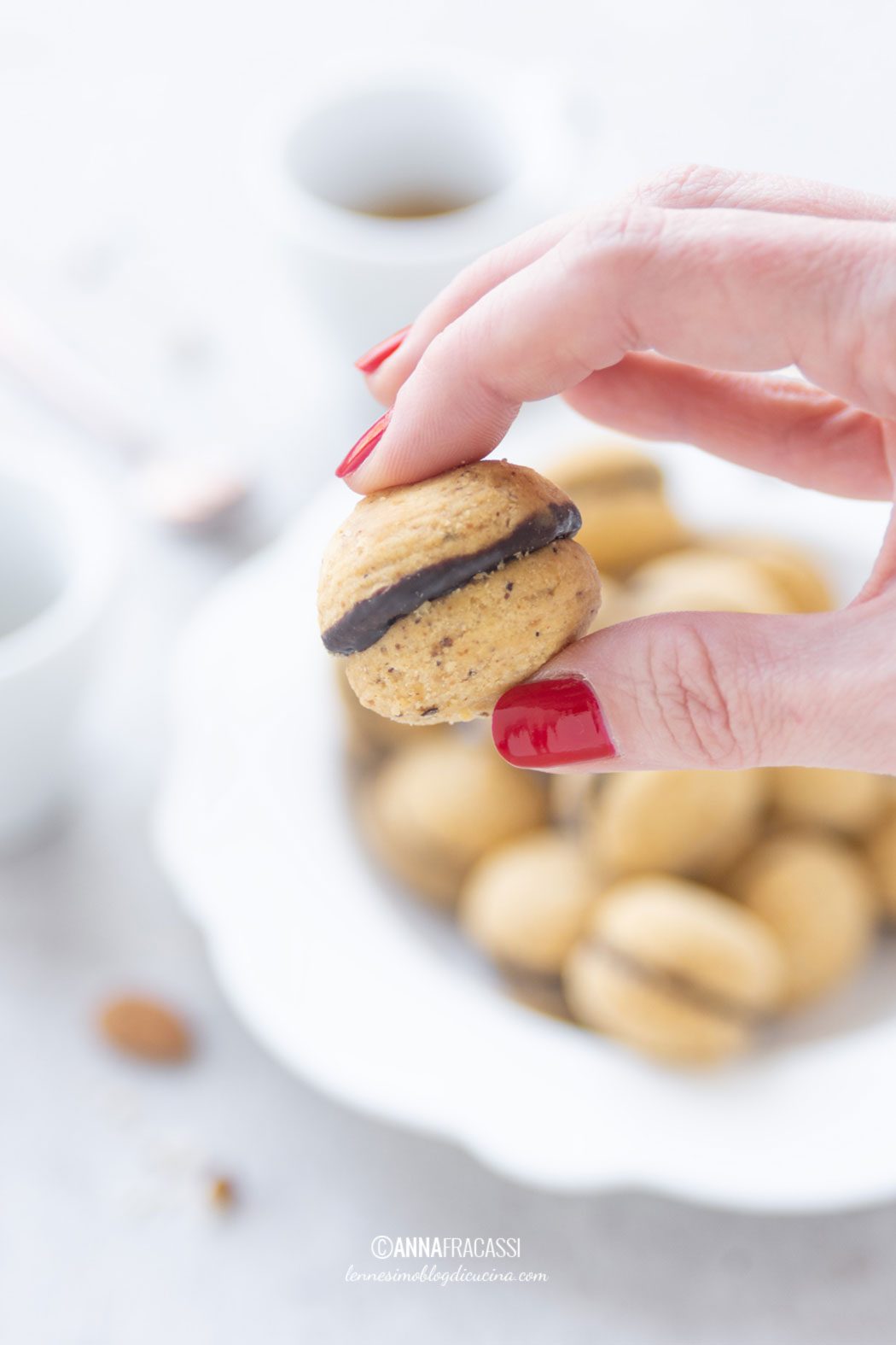 Baci di dama senza zucchero