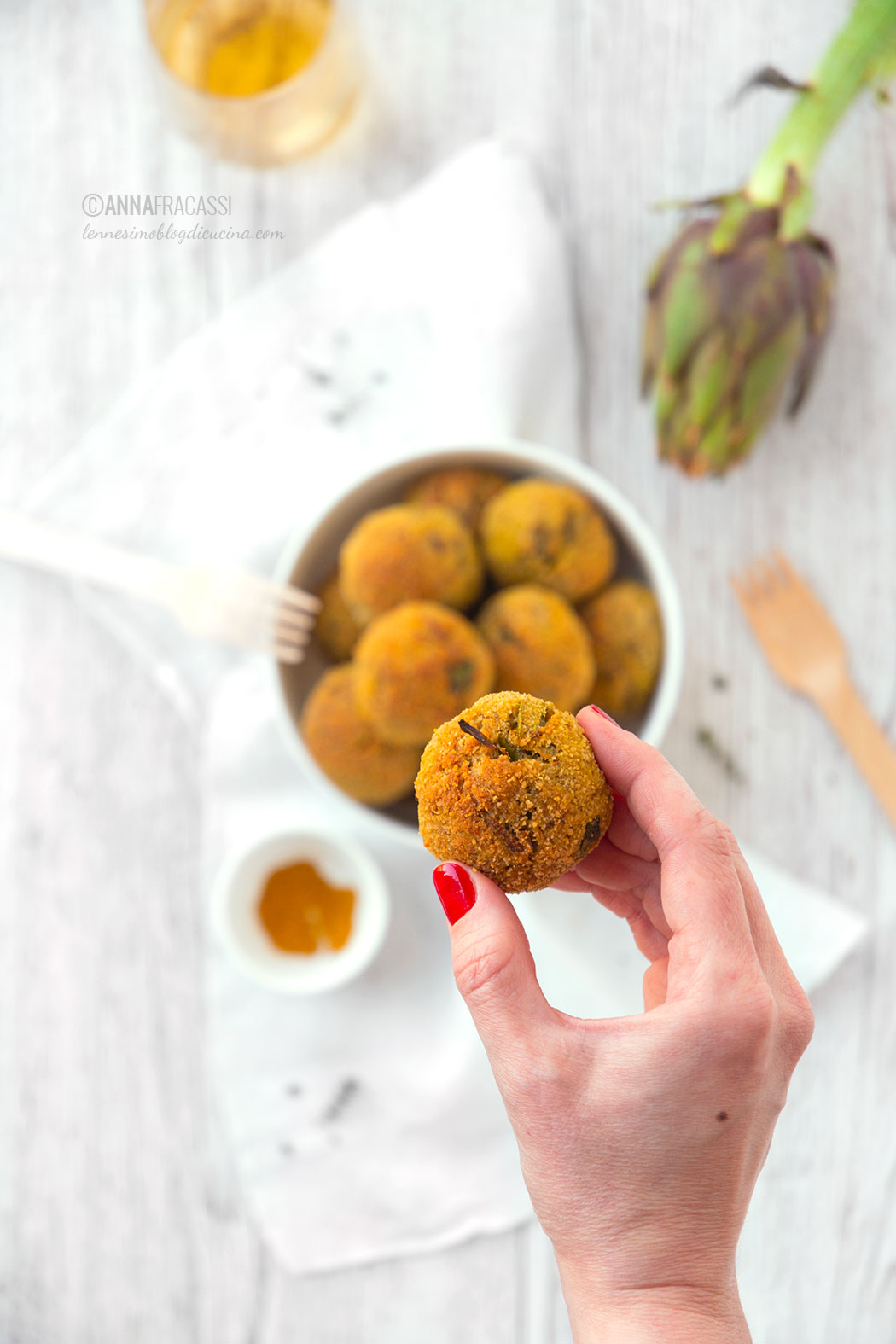 polpette di carciofi e patate al forno