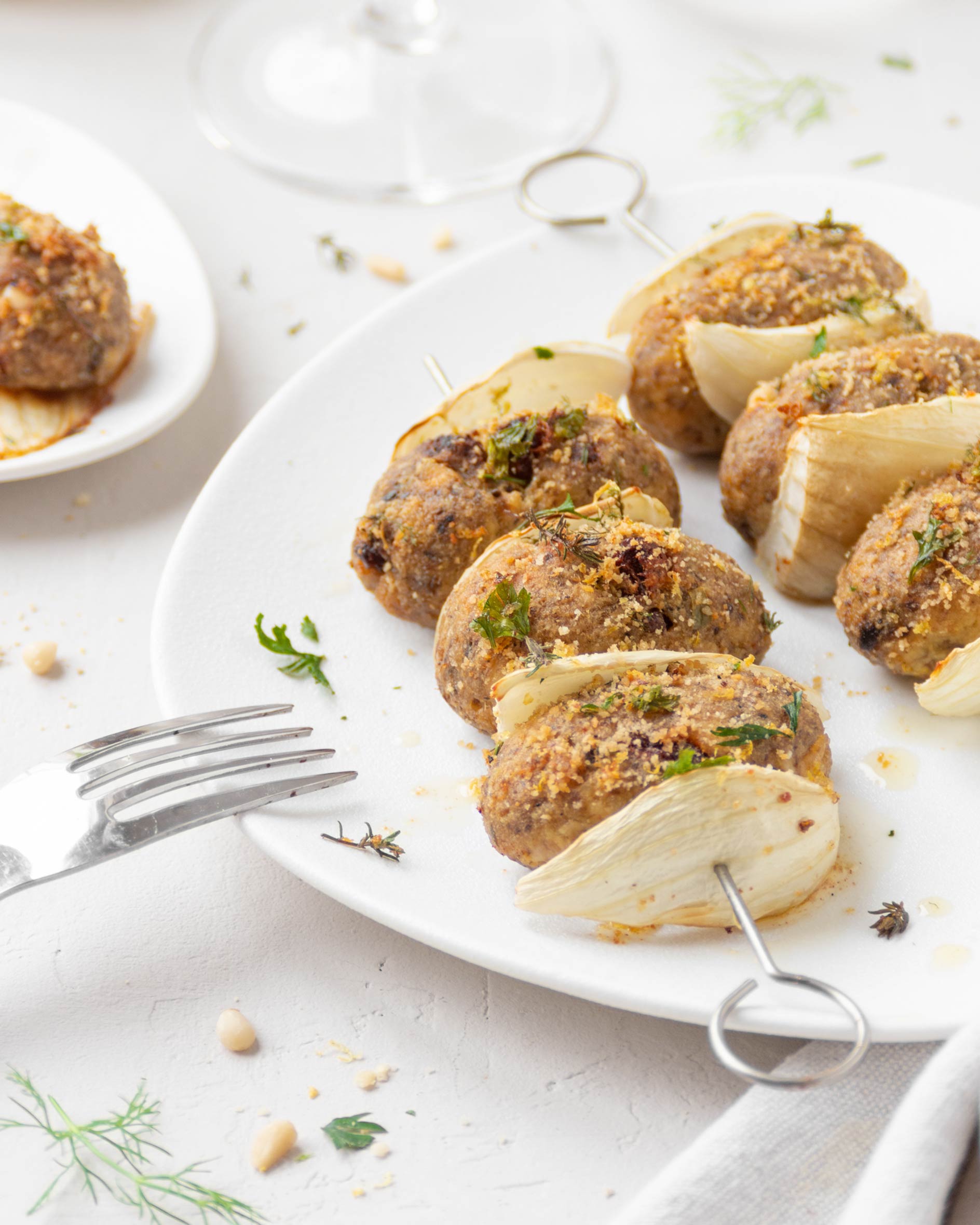 Polpette di sarde a beccafico e finocchi