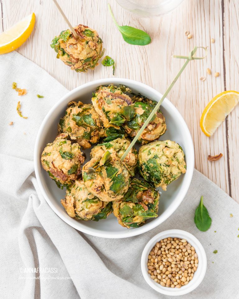 Palak Pakora: frittelle indiane agli spinaci