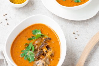 Curry vegetariano di funghi