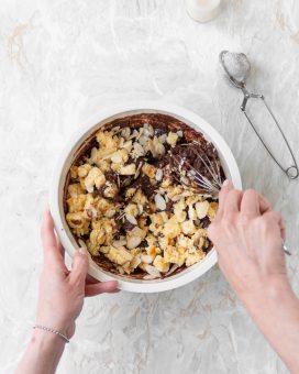 Salame di cioccolato al panettone