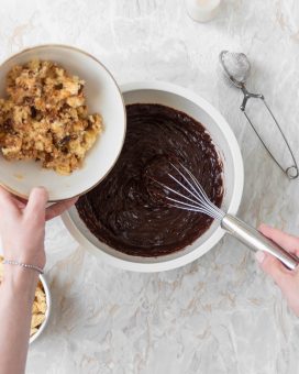 Salame di cioccolato al panettone