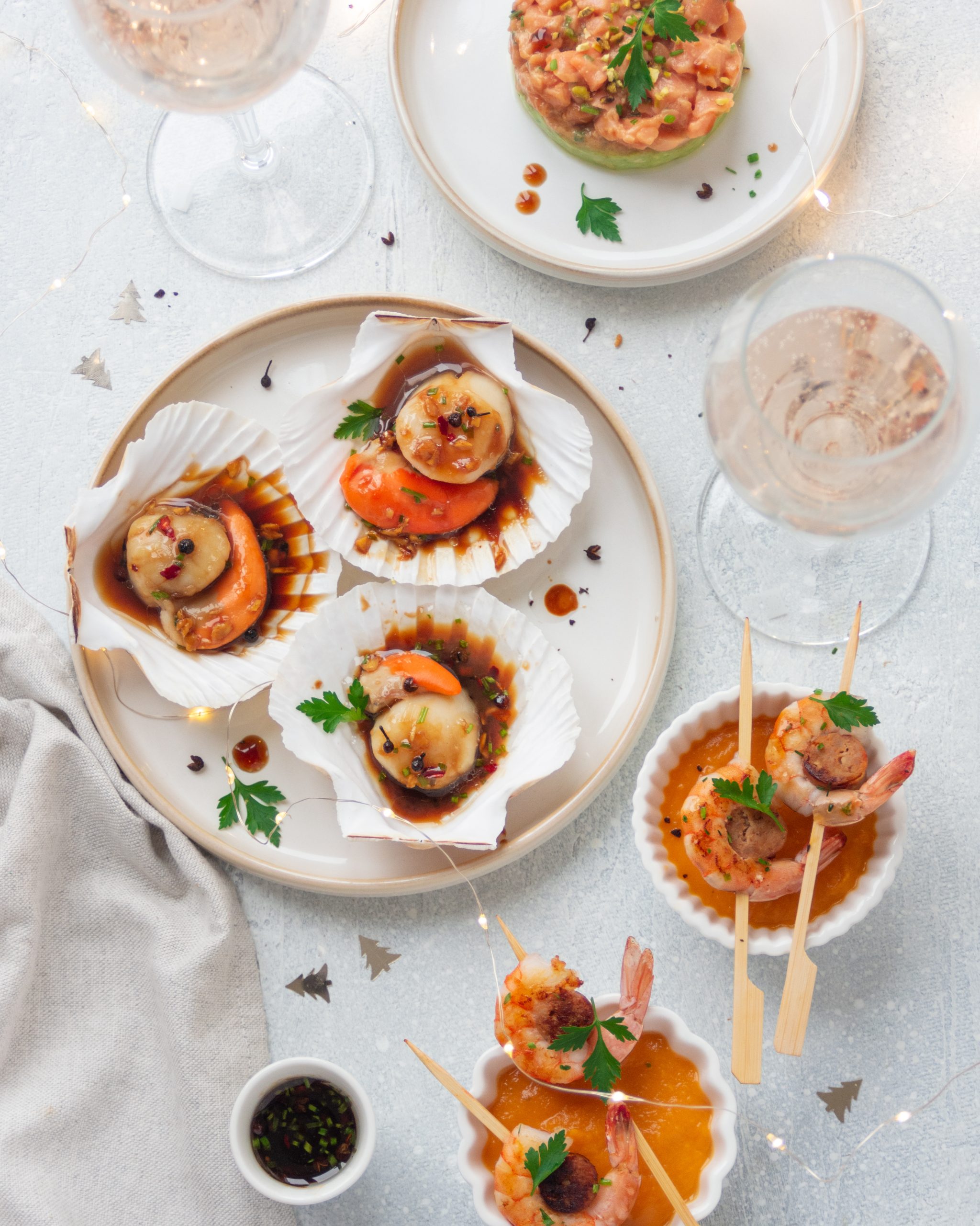 Antipasti di pesce di Natale facili e veloci