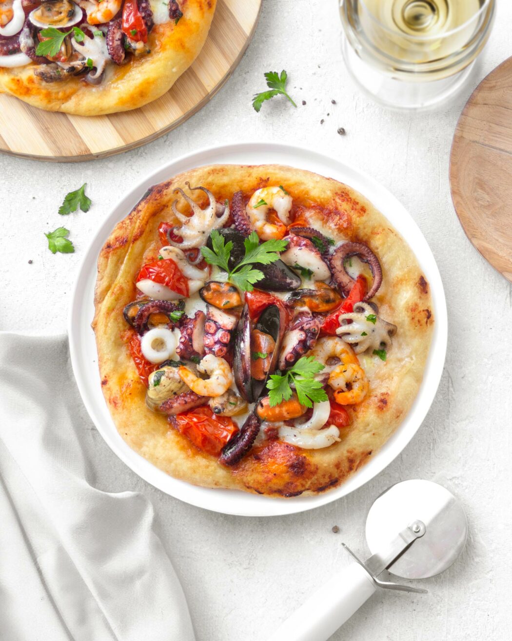 pizza ai frutti di mare