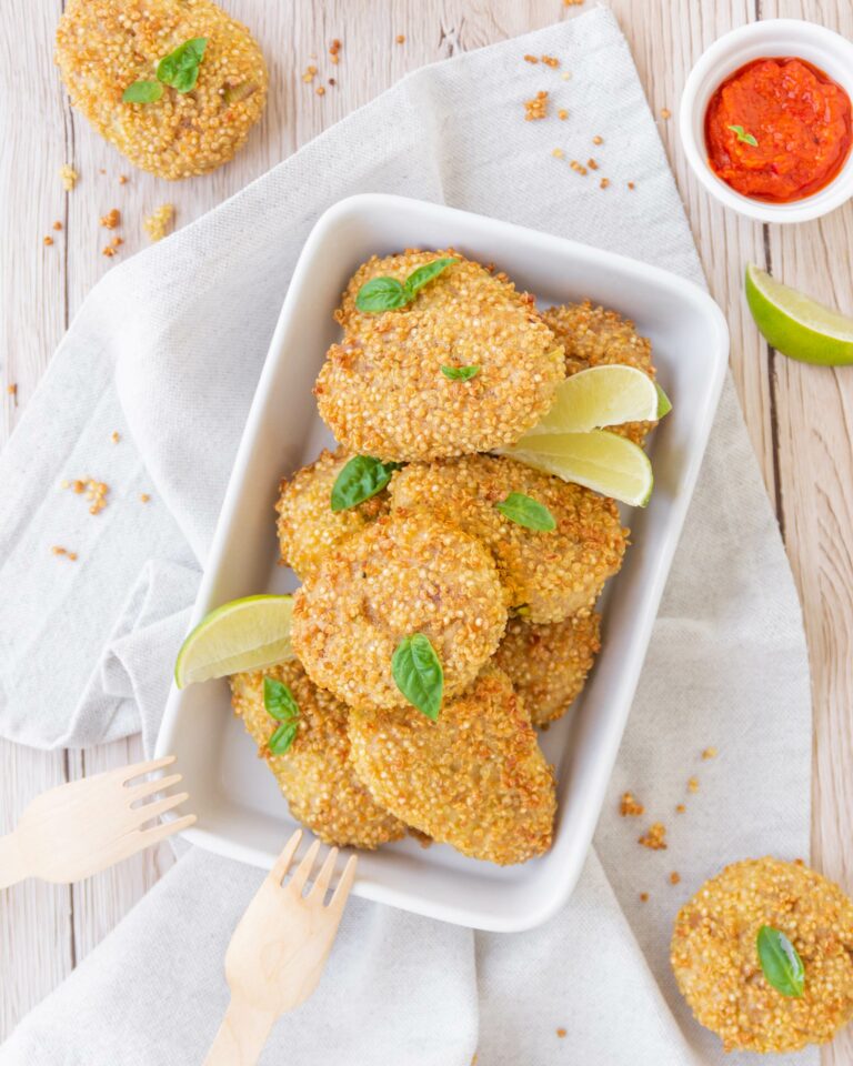 polpette di quinoa e tonno al forno