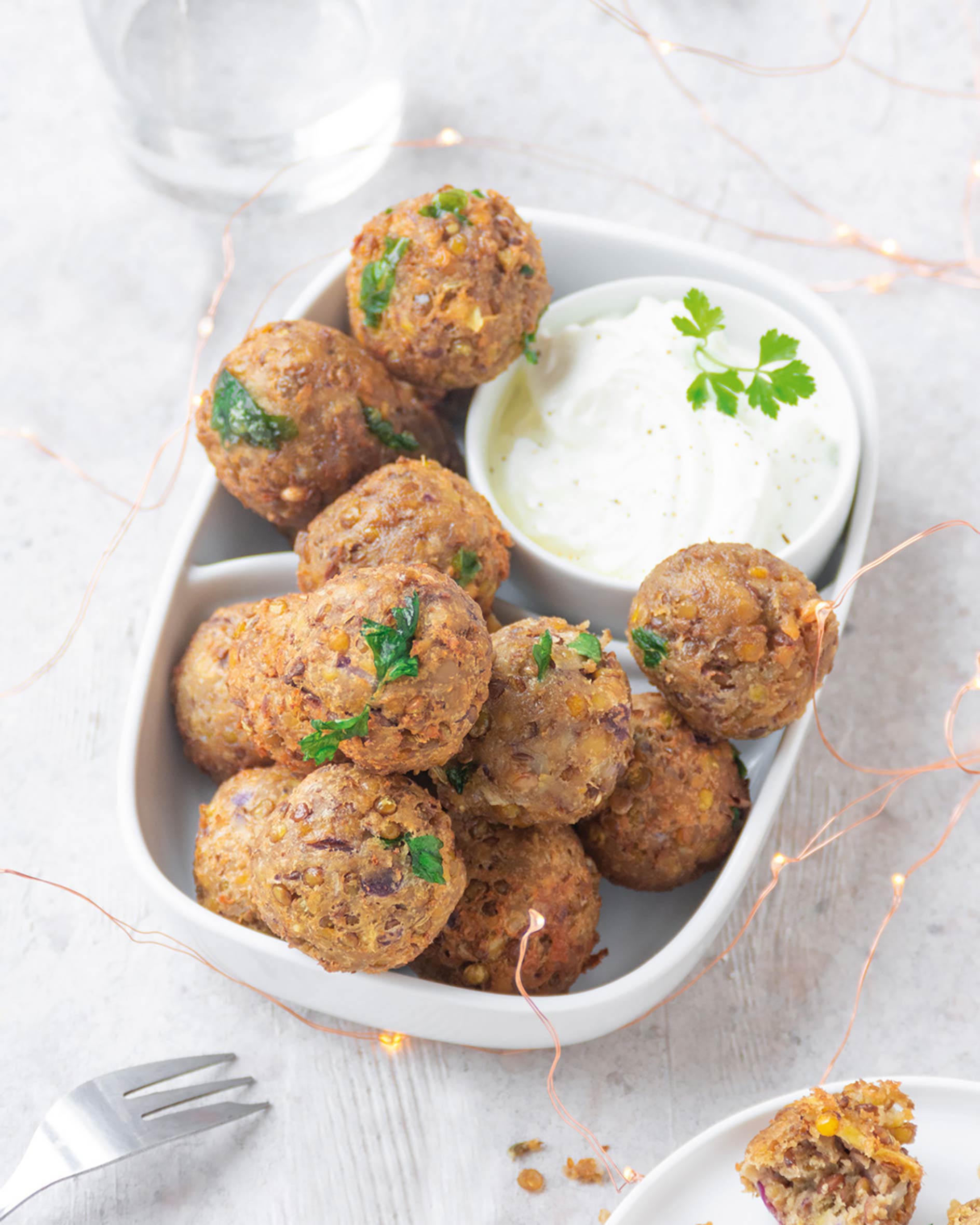 Polpette indiane vegetariane di lenticchie: masala vada