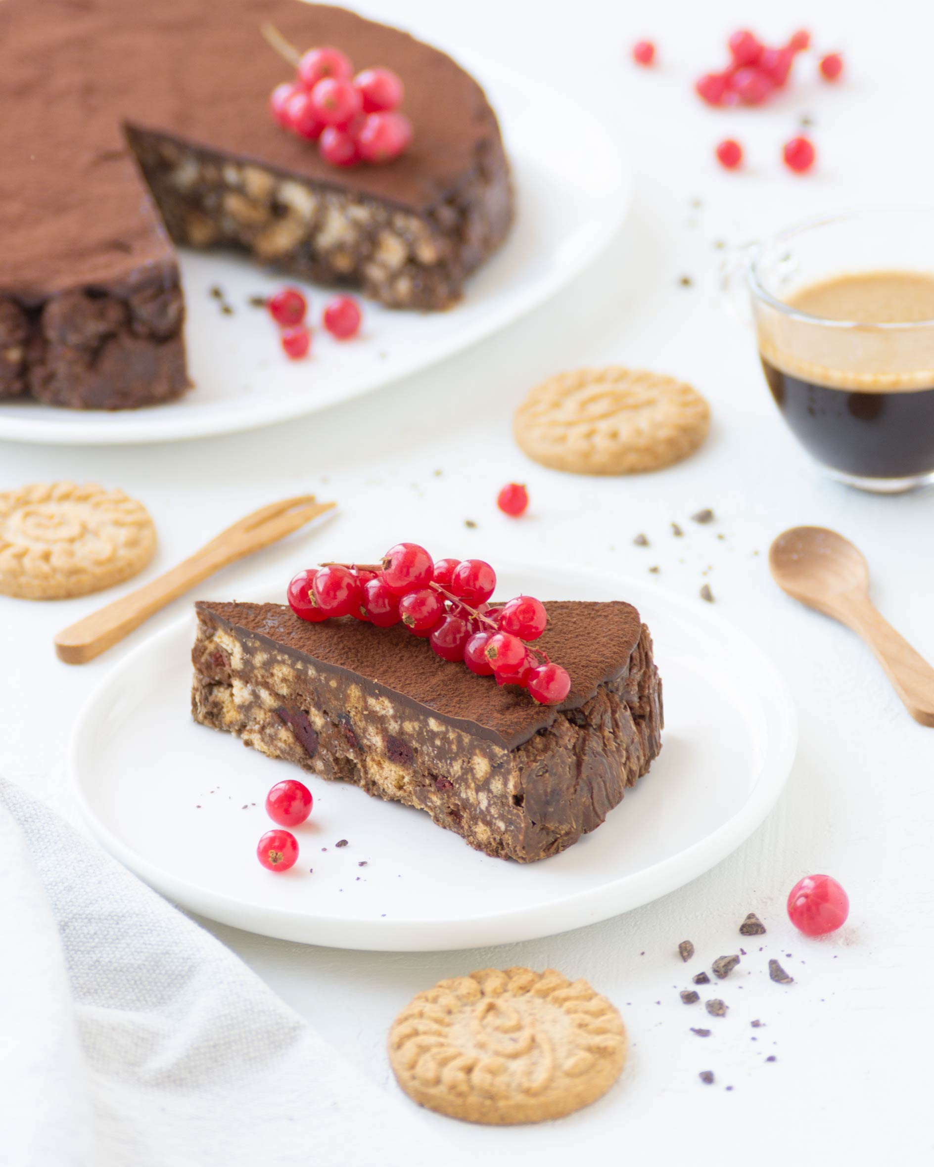 Torta di biscotti al cioccolato