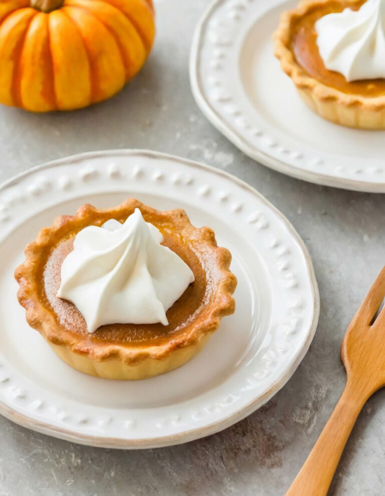 Mini pumpkin pie: la ricetta americana della torta di zucca