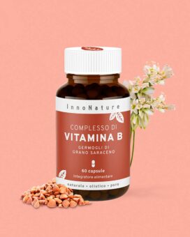 Le vitamine B naturali da germogli di grano saraceno, in capsule