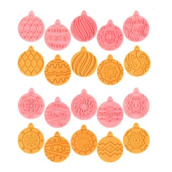 Stampi per biscotti in legno 1PC con motivi di fiori di rosa, stampi per biscotti in rilievo intagliati fai-da-te 3D per cuocere al forno, biscotti per torte fondente  15