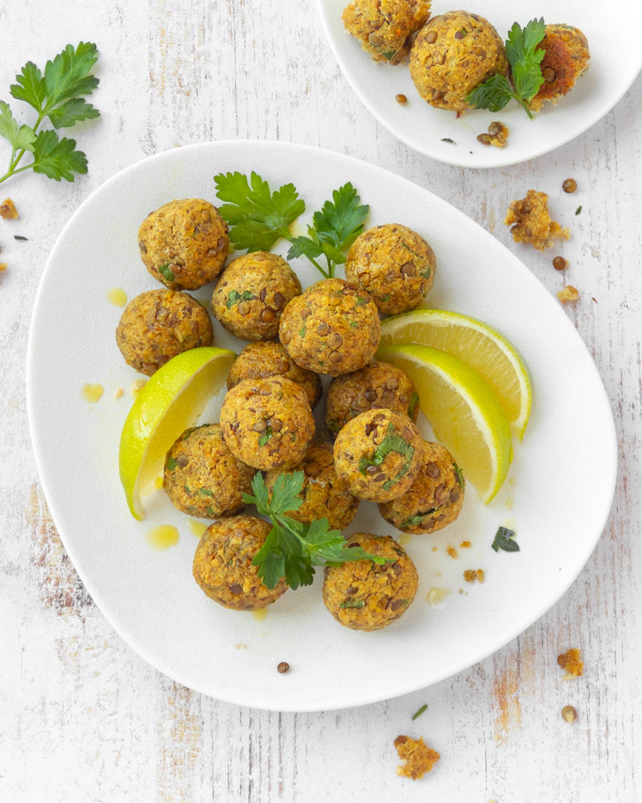 Polpette di lenticchie vegan: leggere, speziate e cotte al forno