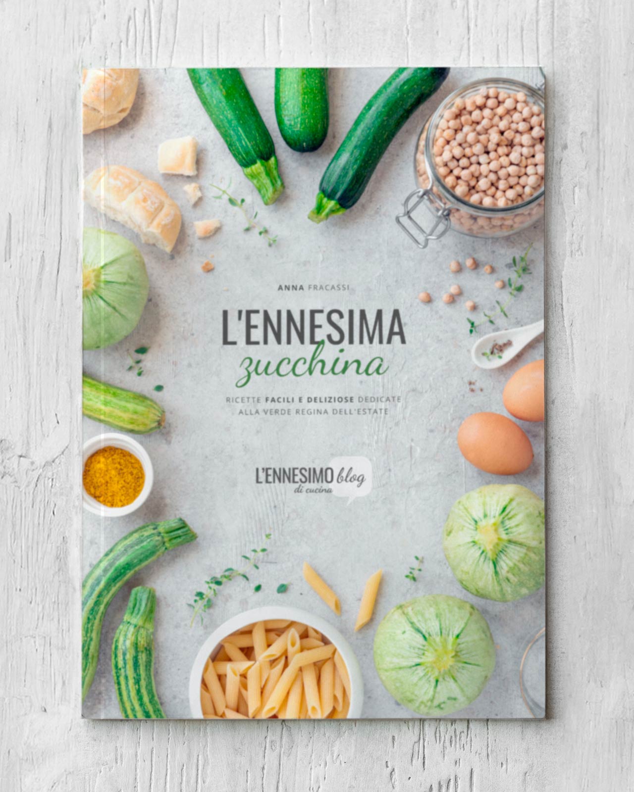 L'ennesima zucchina, il mio nuovo quaderno di ricette disponibile su Amazon