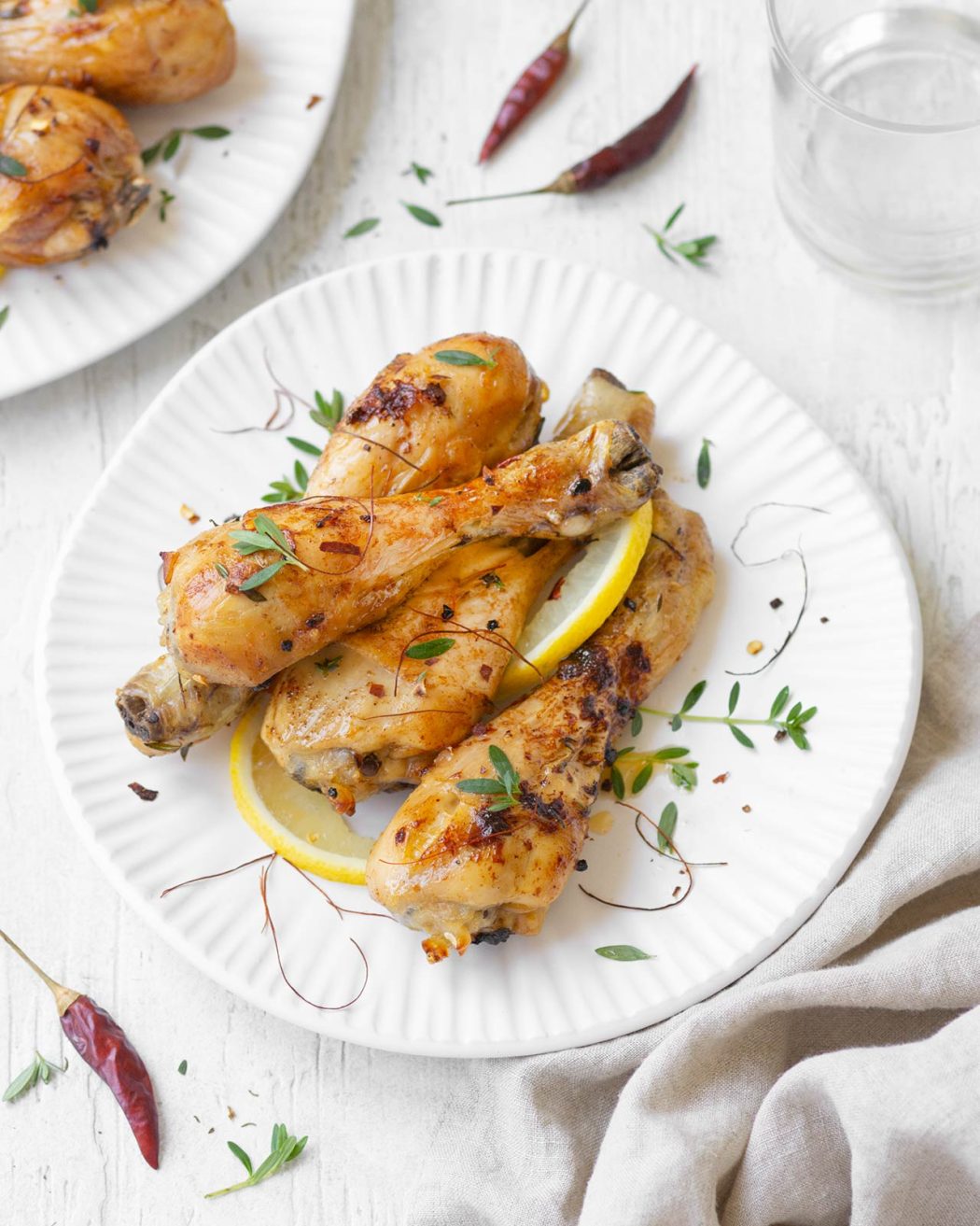 Cosce di pollo alla diavola al forno
