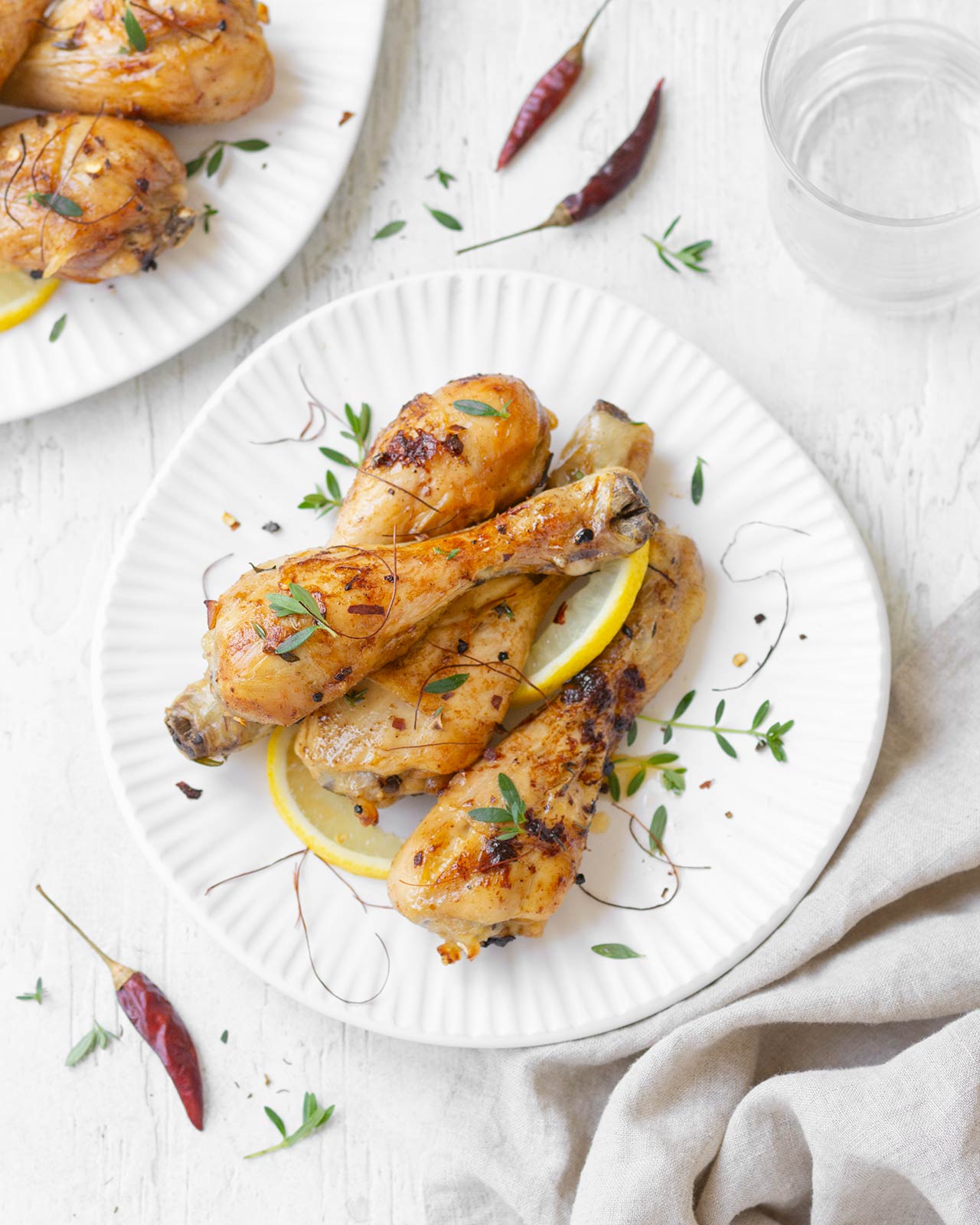 Cosce di pollo alla diavola al forno