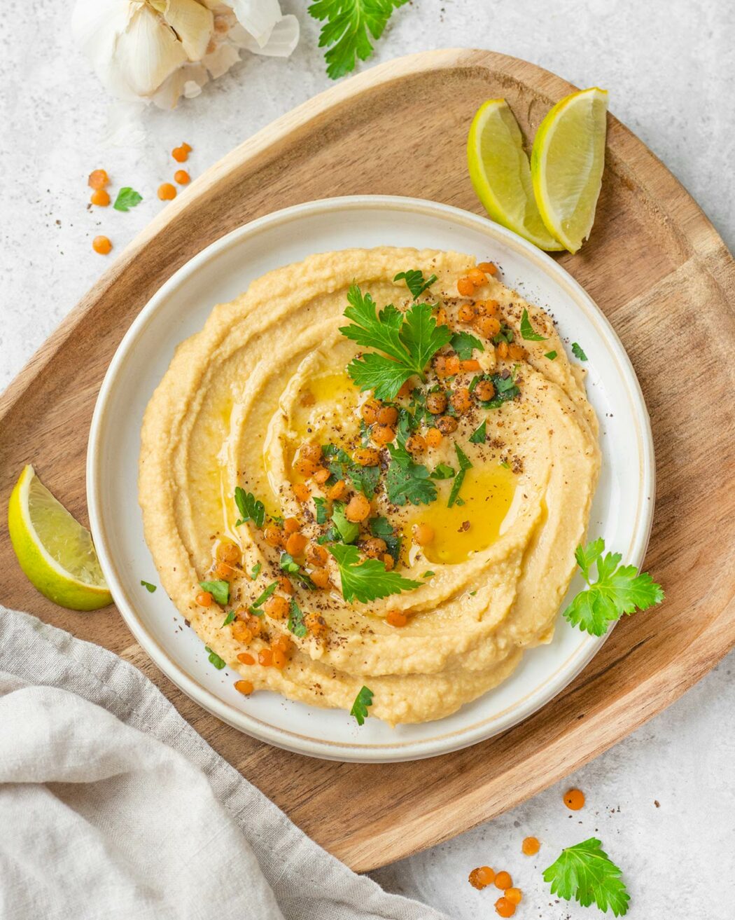Come preparare un hummus di lenticchie rosse delizioso